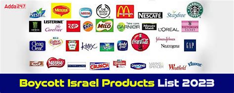 list of companies to boycott.